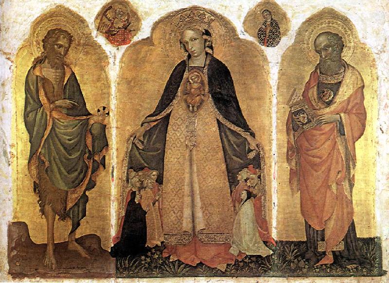 JACOBELLO DEL FIORE Triptych of the Madonna della Misericordia g Spain oil painting art